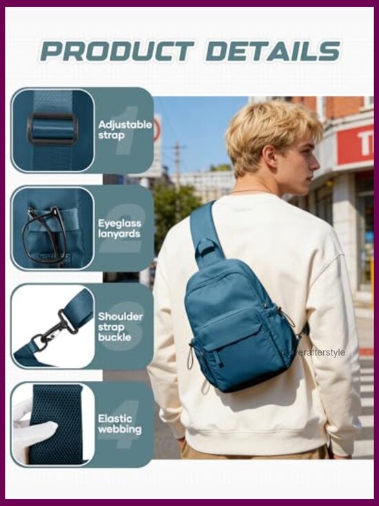 Anti Theft Sling Backpack Crossbody Bag Daypack Shoulder Pack main image 7
